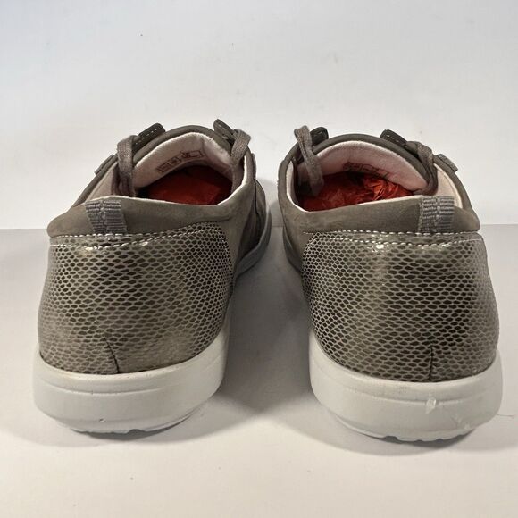 SAS MARNIE‎ Leather Sneaker Size 10M Gray USA Made Lightweight Sporty - Picture 4 of 13